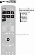 Image result for Sharp TV Remote Control Code