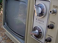 Image result for Old Zenith Black and White TV