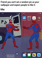 Image result for iPhone Spider-Man Meme