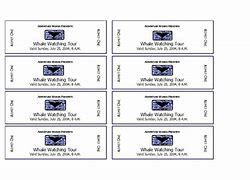 Image result for Admission Ticket Template Word