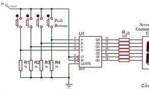 Image result for Seven Segment Display Ports Circuit Verse