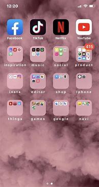 Image result for Aesthetic iPhone Home Screen Brown