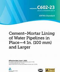 Image result for AWWA C602