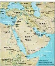 Image result for Map of Egypt and Middle East