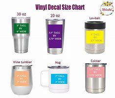 Image result for Vinly Decal Size Chart