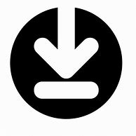 Image result for Black Download Symbol