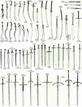 Image result for Different Kinds of Sword Black and White