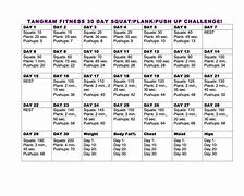 Image result for 30-Day Fitness Chart