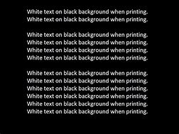 Image result for White Text On Black Background