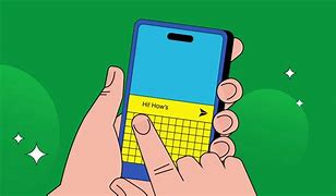 Image result for Cartoon Phone Texting