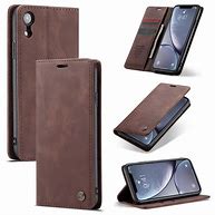 Image result for iPhone XR Leather Wallet Case