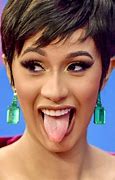 Image result for Cardi B Tongue Roll