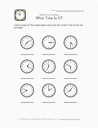 Image result for Measuring Time Worksheets