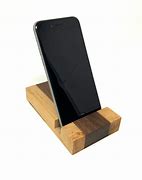 Image result for Wood iPhone Desk Holder