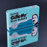 Image result for Gillette Super Thin Blue