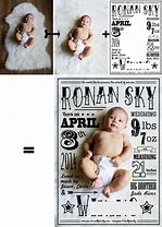 Image result for Custom Baby Announcements