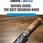 Image result for Obsidian Knife Blades