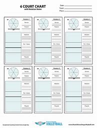 Image result for 6 Box Volleyball Corurt Sheet
