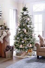 Image result for Decorating White Christmas Tree