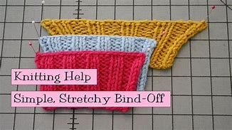 Image result for Stretchy Bind Off Knitting
