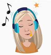 Image result for Listening to Music On Headphones Clip Art