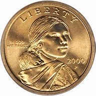 Image result for 2000P Sacagawea Two Metal