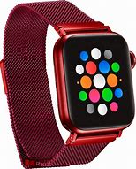 Image result for Red Silicone Magnetic Loop Band for Apple Watch