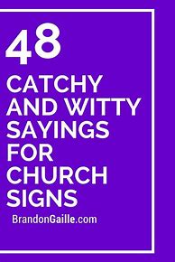 Image result for Cute Church Sign Sayings