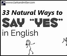 Image result for Saying Yes
