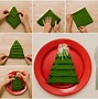 Image result for How to Fold Christmas Napkins