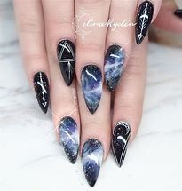 Image result for Galaxy Tip Nails