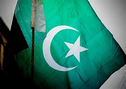 Image result for Blue Flag with Moon and Star