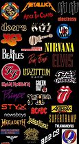 Image result for 80s Rock Logos