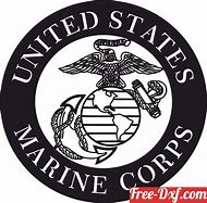 Image result for USMC Logo DXF