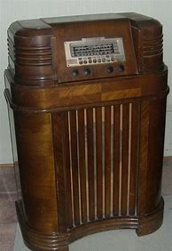 Image result for Philco Stereo Console with Glowing Vacuum Tube