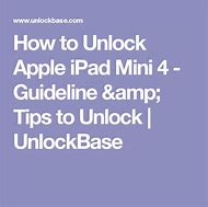 Image result for Unlocking iPad