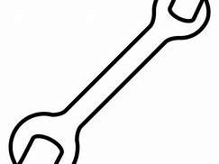 Image result for Wrench Clip Art Black and White