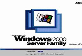 Image result for Windows 2000 Server Family