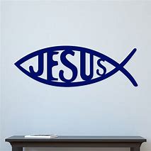 Image result for Jesus Fish Decal