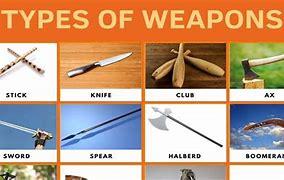 Image result for Different Melee Weapons