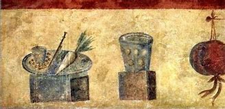 Image result for Ancient Roman Painting Food