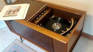 Image result for Antique Console Turntable