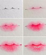 Image result for Anime Lips Step by Step