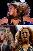 Image result for Beyoncé Super Bowl Two Faces
