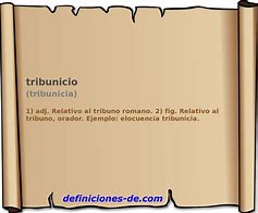 Image result for tribunicio