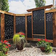 Image result for Black Privacy Fence Screen