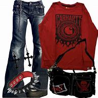 Image result for Green Emo Outfits