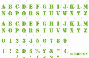 Image result for Microsoft Word Stencil Font