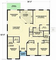 Image result for Small 4 Bedroom House Plans