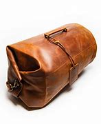 Image result for Brown Leather Duffle Bag